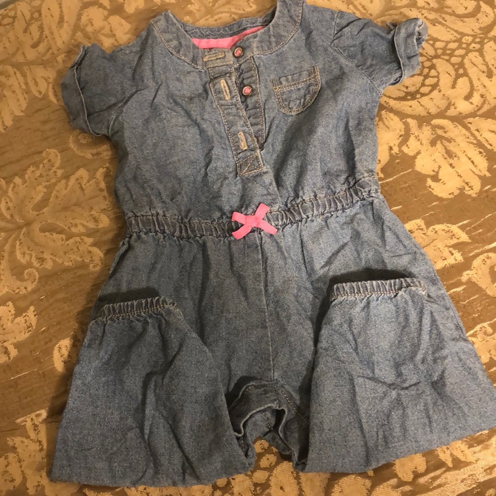 Baby 👶 blue jean jumpsuit
